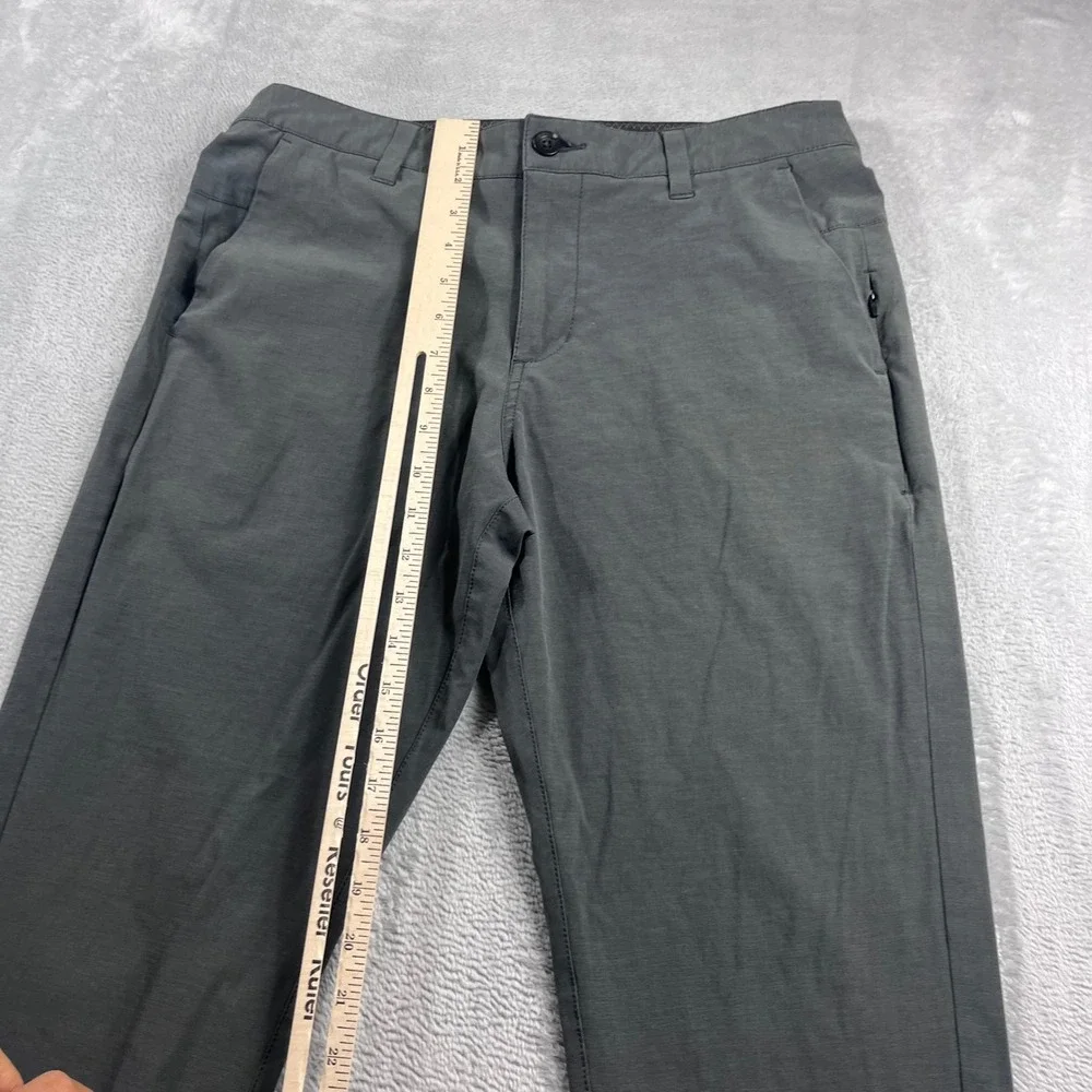 Vuori Aim Pant Mens 30 Charcoal Grey Slim Straight Performance Trousers V431‎